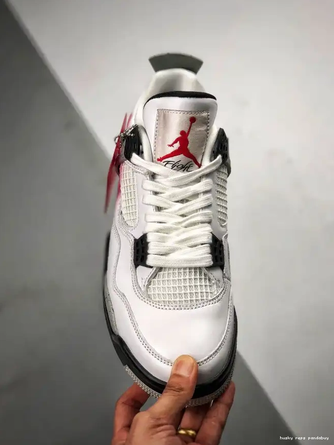 Rep Husky (nike) 840606-192 OG Air 4 Jordan Cement White 0518